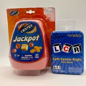 Left Center Right Dice Game - Red